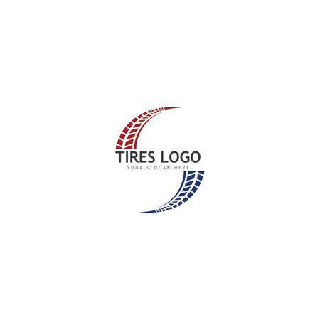 tires logo illustration vector design iconのイラスト素材