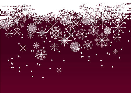 Snowflake vector backgroundのイラスト素材