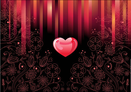 Heart background のイラスト素材