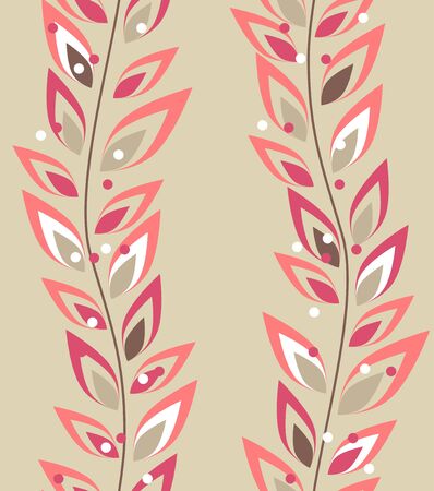 Seamless floral pattern のイラスト素材