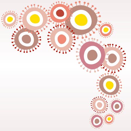 Abstract floral background のイラスト素材