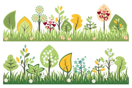 Seamless bordersのイラスト素材