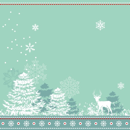 Christmas greeting cardのイラスト素材