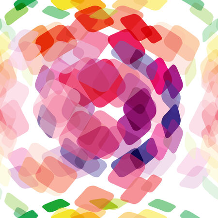 Seamless abstract background with bright squaresのイラスト素材