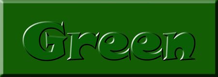 green color letter word font illustration image designのイラスト素材