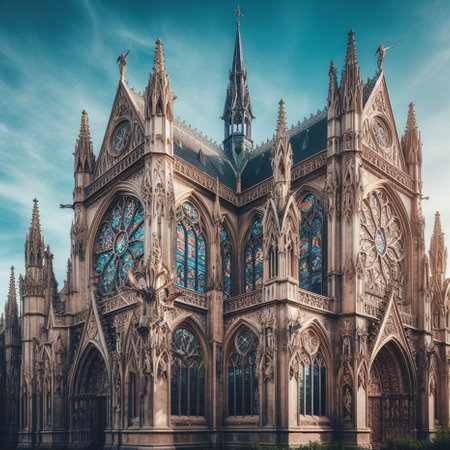 Cathedral of St. Vitus in Prague, Czech Republic.の素材