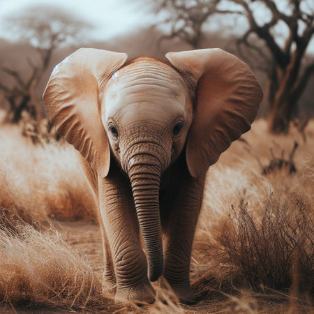 African elephant in Chobe National Park, Botswana, Africa.の素材