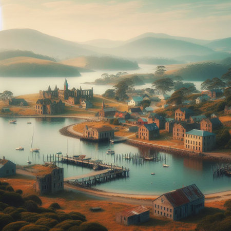 Aerial view of Loch Lomond, Scotland, UK.の素材