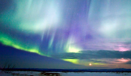 Aurora borealis, northern lights, northern lights, northern lights, northern lights, northern lights, northern lightsの写真素材