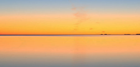 beautiful sunset on the lake, photo as a background, digital imageの写真素材