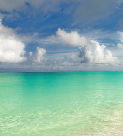 Beautiful beach at Seychelles, Praslin islandの写真素材
