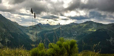 Panoramic view of the Pyrenees in Andorra