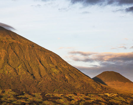 Volcanic Landscape on the Island of Maui in Hawaiiの写真素材
