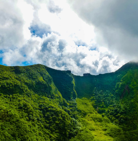 Beautiful view of the mountains.
