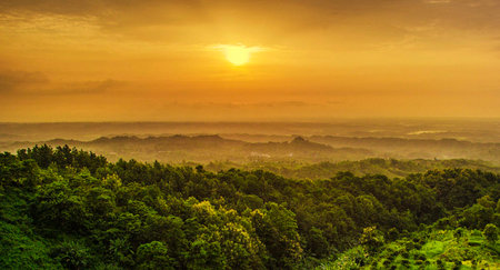 Sunrise at Doi Inthanon National Park, Chiang Mai, Thailand