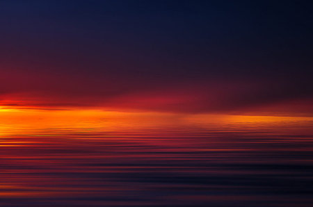 Beautiful sunset over the sea. Sunset over the sea. Natural background.の写真素材
