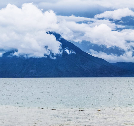 Beautiful view of Lake Wakatipu, Queenstown, New Zealandの写真素材