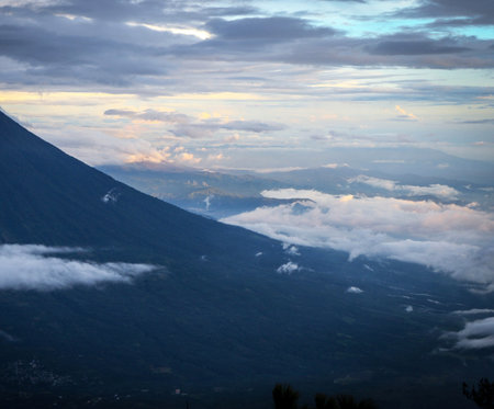Mount Bromo is one of the most active volcanoes in East Java, Indonesia