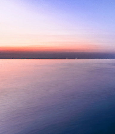 sunset on the sea in the evening, beautiful photo digital pictureの写真素材