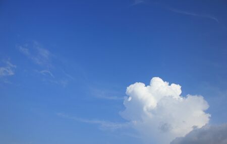 Blue sky background. の写真素材