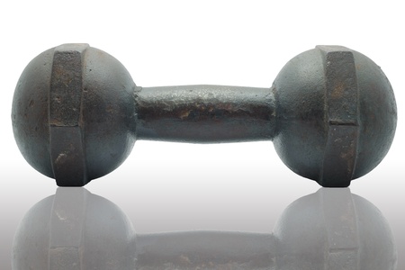 sports metal dumbbellの写真素材