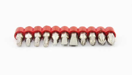 Set of different sizes torx bitsの写真素材