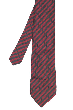red striped necktie の写真素材