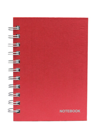 The red cover of Note bookの写真素材