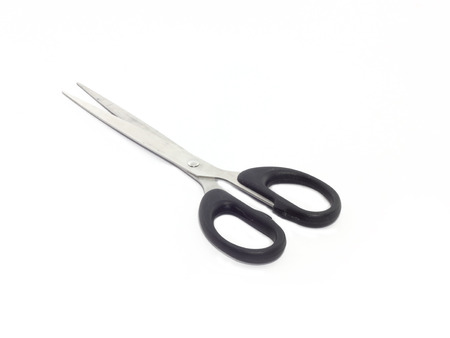 scissors isolated on white background  の写真素材