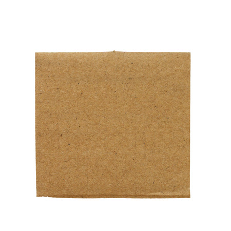 Packaging board isolated on white backgroundの写真素材