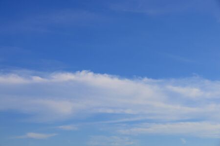 Blue sky background with cloud.の写真素材