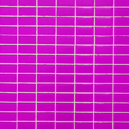 Wall and floor mosaic tiles pink colorの写真素材