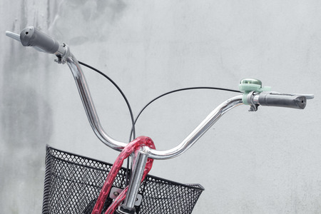 Bicycle handlebar with brake.の写真素材