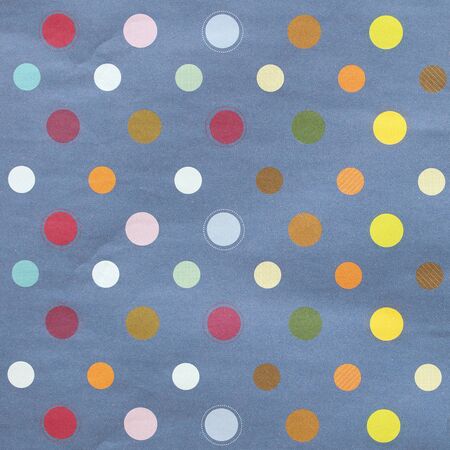 Paper textured polka dots pattern.の写真素材