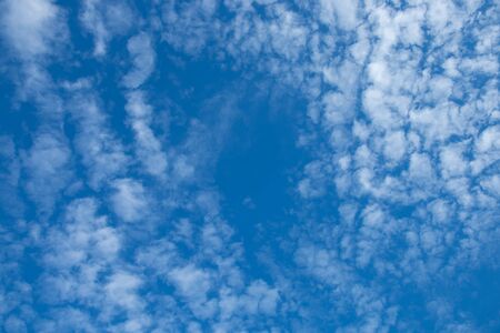 Blue sky background with cloud.の写真素材