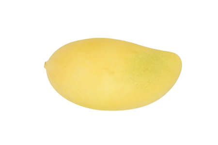Mango fruit isolated on white background.の写真素材
