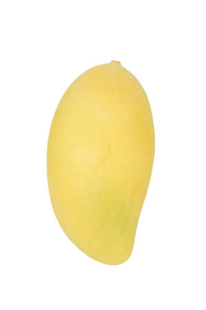Mango fruit isolated on white background.の写真素材