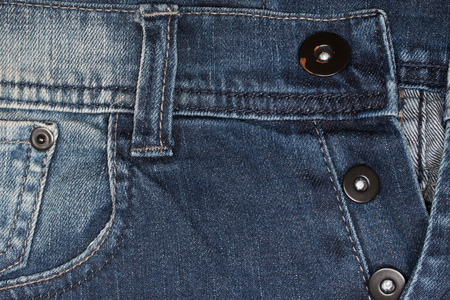 Denim Closeup : texture background of blue jeans.の写真素材