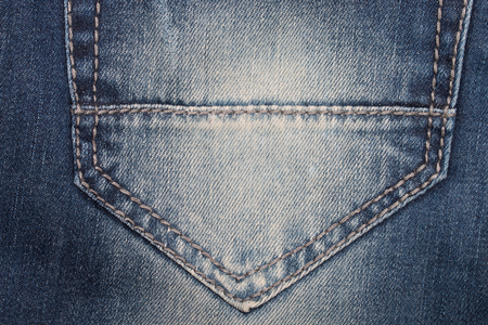 Denim Closeup : texture background of pockets jeans.の写真素材