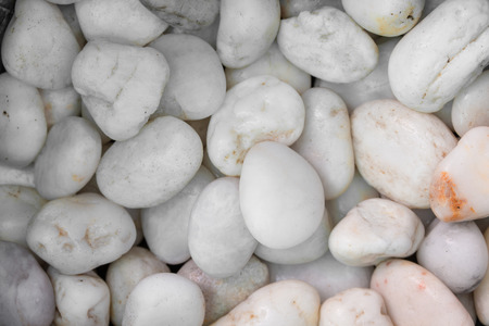 Closeup gravel stones for decorative floor.