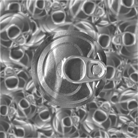Metal tin can for background.の写真素材