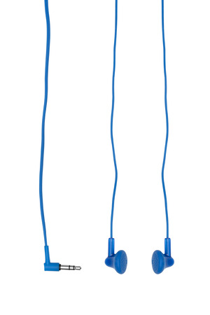 earphones isolated on white background
