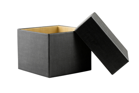 black box isolated on white background