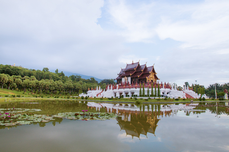 The Royal Flora Ratchaphruek Park at Chiang Mai, Thailand.のeditorial素材
