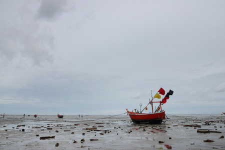 fishing boat used as a for finding fish.