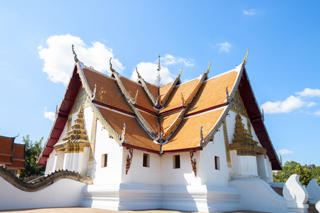 Wat Phumin is a famous temple in Nan province, Thailandの写真素材
