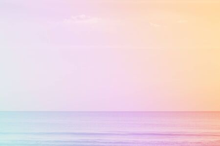 pastel color of sea summer background.の写真素材