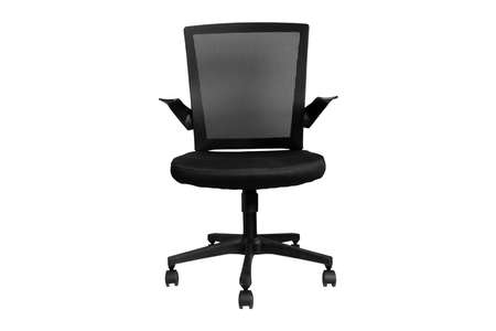 Modern office chair isolated on white background.の写真素材