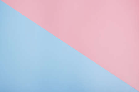 Abstract blue and pink paper background. copy space.の写真素材
