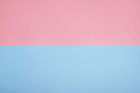 Abstract blue and pink paper background. copy space.の写真素材